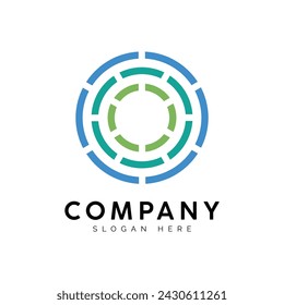 Circle logo template. Circular icon design