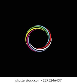 Circle logo template . Circle illustration . 