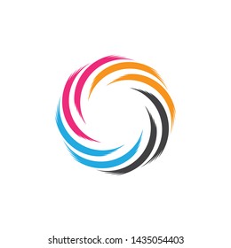 
circle logo template vector design