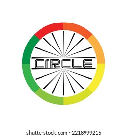 Circle logo template vector design