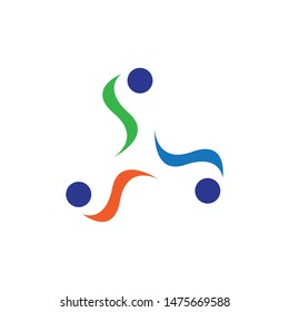 Circle logo template vector icon design