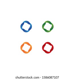 Circle logo template vector icon design