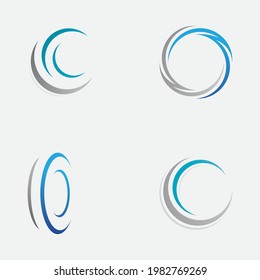 Circle logo template vector icon design