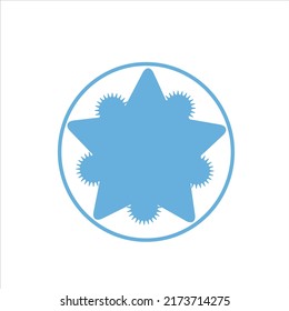 Circle logo template vector shape