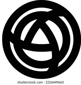 Logo del círculo que simboliza las complicaciones de la vida