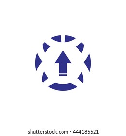 circle logo vector