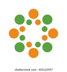 circle logo vector.