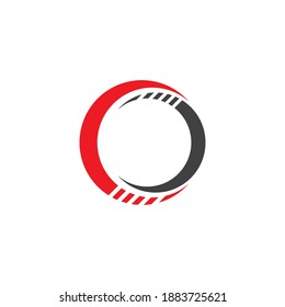 circle logo vector flat design