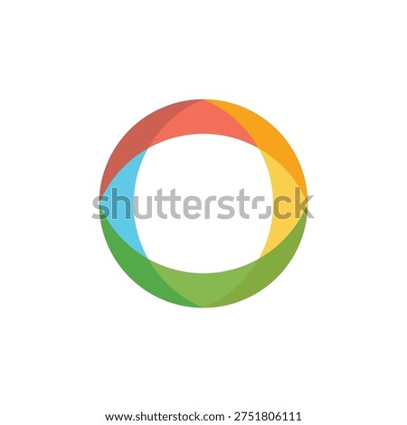 circle logo vector icon illustration design