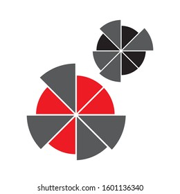 circle logo vector icon template