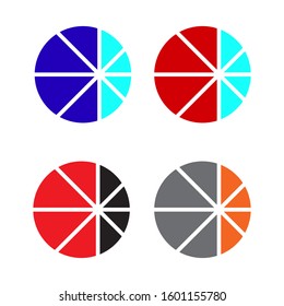 circle logo vector icon template