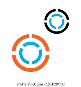 circle logo vector icon template