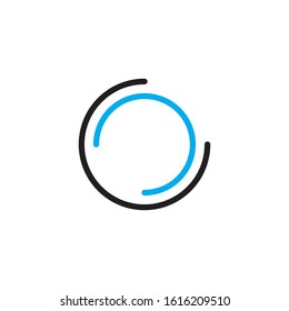 circle logo vector icon template
