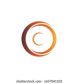 circle logo vector icon template