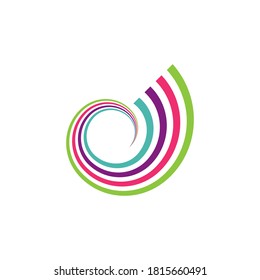 circle logo vector icon template