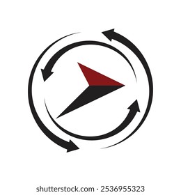 Circle logo vector icon template illustration design