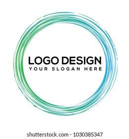 Circle Logo Vector illustration colorful art