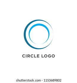 circle logo vector, line circe