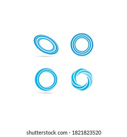 circle logo vector template icon illustration design 