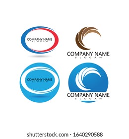 circle logo vector template illustration