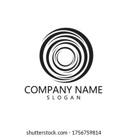 circle logo vector template illustration