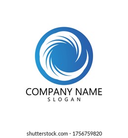 circle logo vector template illustration