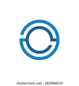 Letter C Monogram Logo Double C Stock Vector (Royalty Free) 1627156387