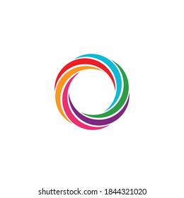 circle logo vector template illustration