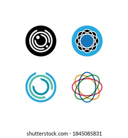 circle logo vector template illustration