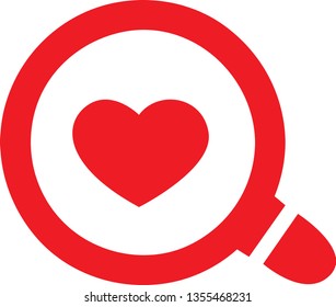 circle in love icon