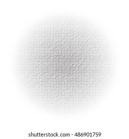 Circle low poly or dots banner or shape. Abstract background or pattern in black and white. Minimal design.