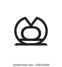 Circle with M letter logo