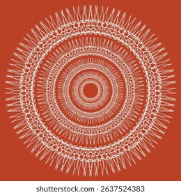 Circle Mandala Art Graphic by Sasqia Creative