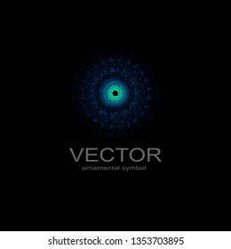 Circle mandala geometry, pattern element