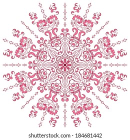 Circle mandala ornament
