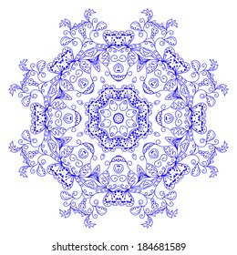 Circle mandala ornament