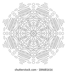 Circle mandala ornament