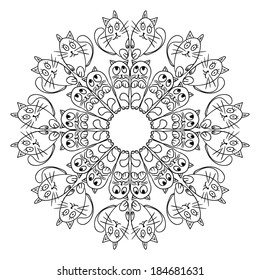 Circle mandala ornament