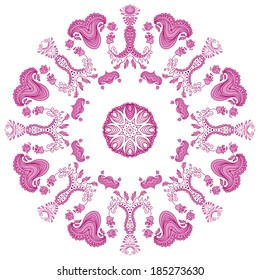 Circle mandala ornament