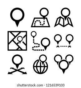 Circle Map Pins