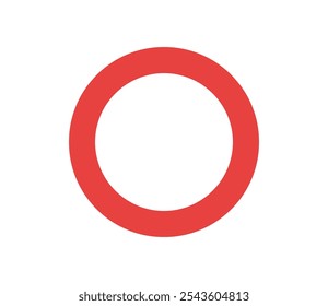 Ilustración de icono de Vector de marca de círculo