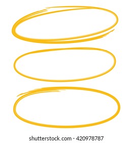 circle markers, abstract doodle circle