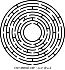 Circle Maze (vector)