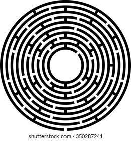 Circle Maze (vector)