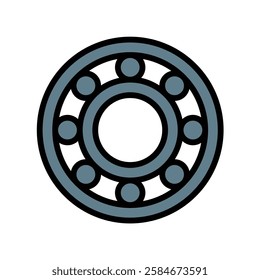 Circle Mechanical Component Graphic Design