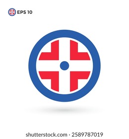Circle Medic Logo. Modern logo combine circle with medical icon. Perfect for healthcare providers, clinics, and health services.