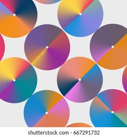 Circle Mesh Design / Abstract Background
