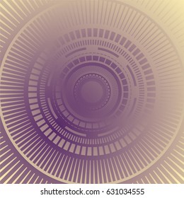 circle metal art background