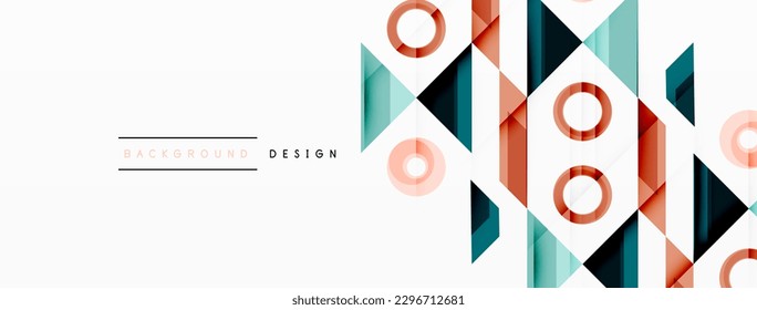 Circle minimal abstract background. Design for wallpaper, banner, background, landing page, wall art, invitation, prints, posters