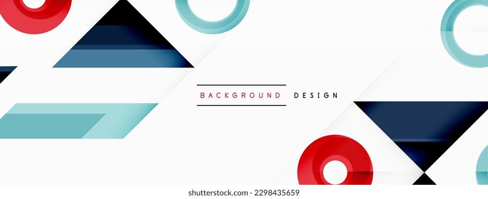 Circle minimal abstract background. Design for wallpaper, banner, background, landing page, wall art, invitation, prints, posters
